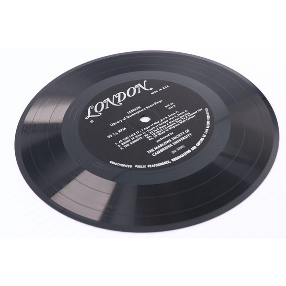 London Library of Shakespeare Recordings Macbeth Hamlet 33 rpm 7" Record DJX-13 - Picture 12 of 16